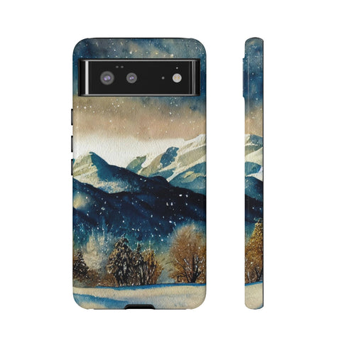 Snowy Colorado Rocky Mountains - Impact Resistant Phone Case Google Pixel 6 Glossy